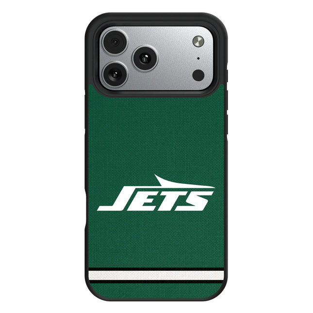 New York Jets Stripe Bump Phone Case for Apple iPhone