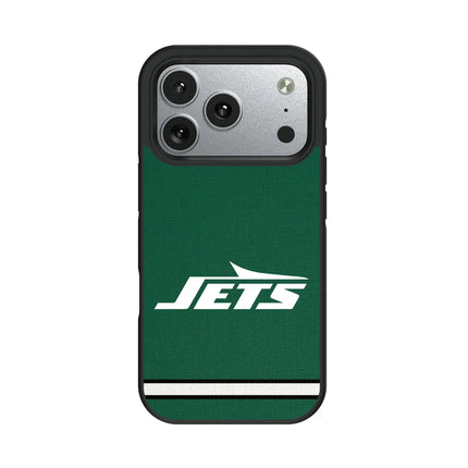 New York Jets Stripe Bump Phone Case for Apple iPhone