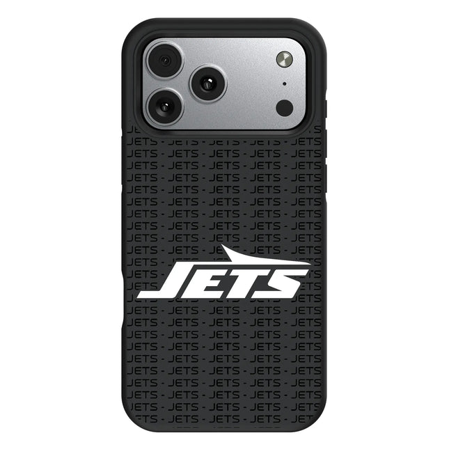 New York Jets Text Backdrop Bump Phone Case for Apple iPhone