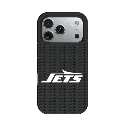 New York Jets Text Backdrop Bump Phone Case for Apple iPhone