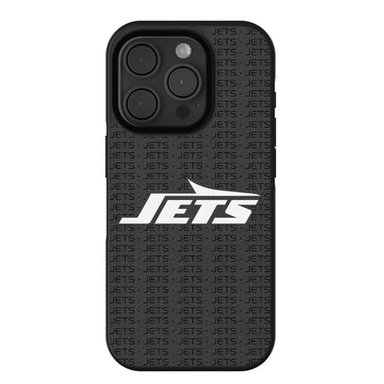 New York Jets Text Backdrop Bump Phone Case for Apple iPhone