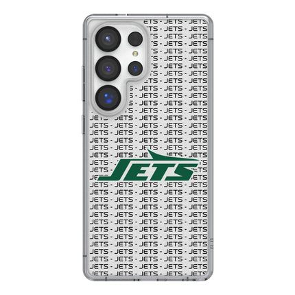 New York Jets Text Backdrop Clear Phone Case for Samsung Galaxy