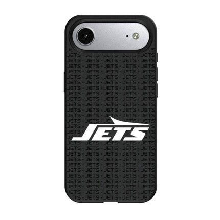 New York Jets Text Backdrop MagSafe Compatible Phone Case for Apple iPhone