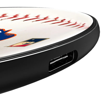 New York Mets 2014 - Cooperstown Collection Baseball 15-Watt Wireless Charger