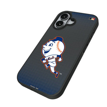 New York Mets 2014 - Cooperstown Collection Linen Bump Phone Case for Apple iPhone