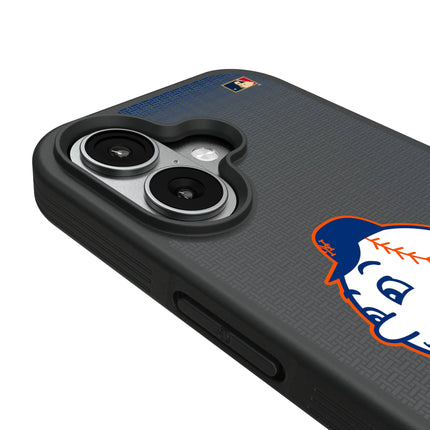 New York Mets 2014 - Cooperstown Collection Linen Bump Phone Case for Apple iPhone