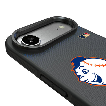 New York Mets 2014 - Cooperstown Collection Linen Bump Phone Case for Apple iPhone
