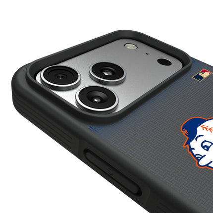 New York Mets 2014 - Cooperstown Collection Linen Bump Phone Case for Apple iPhone