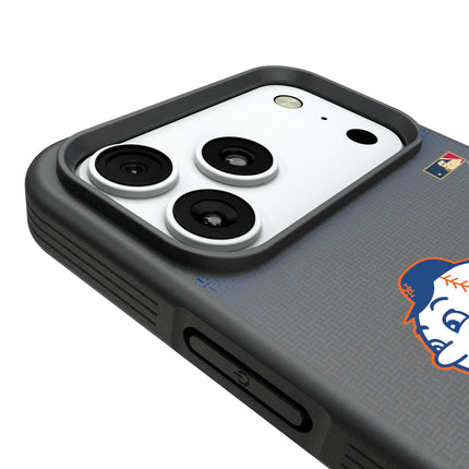 New York Mets 2014 - Cooperstown Collection Linen Bump Phone Case for Apple iPhone