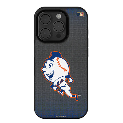 New York Mets 2014 - Cooperstown Collection Linen Bump Phone Case for Apple iPhone