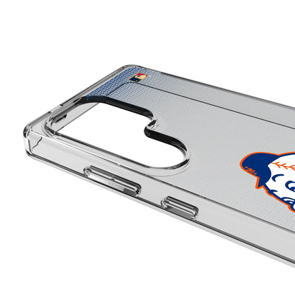 New York Mets 2014 - Cooperstown Collection Linen Clear Phone Case for Samsung Galaxy