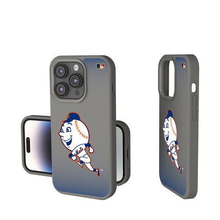 New York Mets 2014 - Cooperstown Collection Linen Soft Touch Phone Case for Apple iPhone