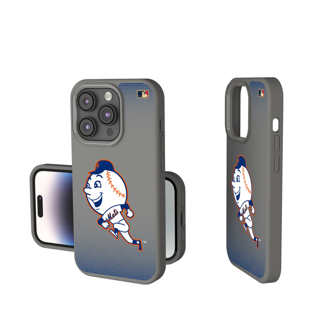 New York Mets 2014 - Cooperstown Collection Linen Soft Touch Phone Case for Apple iPhone