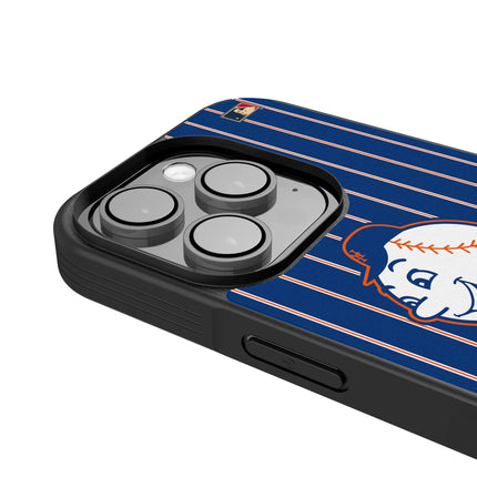 New York Mets 2014 - Cooperstown Collection Pinstripe Bump Phone Case for Apple iPhone