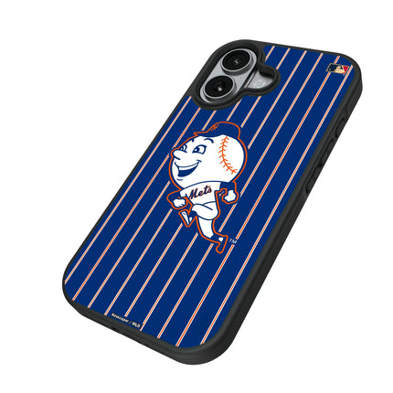 New York Mets 2014 - Cooperstown Collection Pinstripe Bump Phone Case for Apple iPhone
