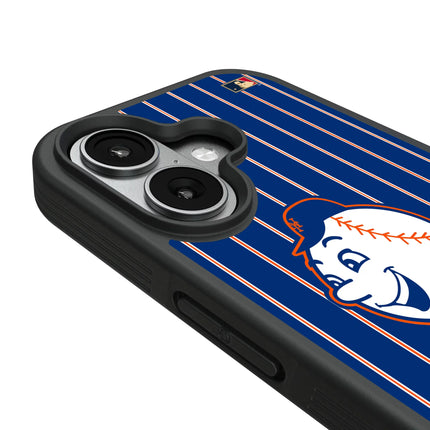 New York Mets 2014 - Cooperstown Collection Pinstripe Bump Phone Case for Apple iPhone
