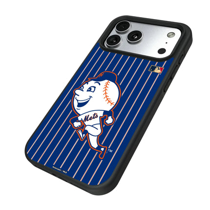 New York Mets 2014 - Cooperstown Collection Pinstripe Bump Phone Case for Apple iPhone
