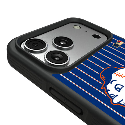 New York Mets 2014 - Cooperstown Collection Pinstripe Bump Phone Case for Apple iPhone