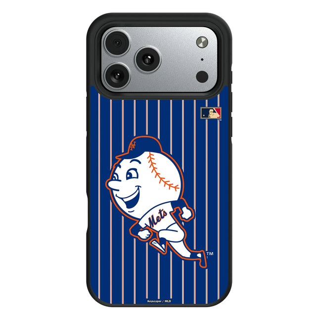 New York Mets 2014 - Cooperstown Collection Pinstripe Bump Phone Case for Apple iPhone