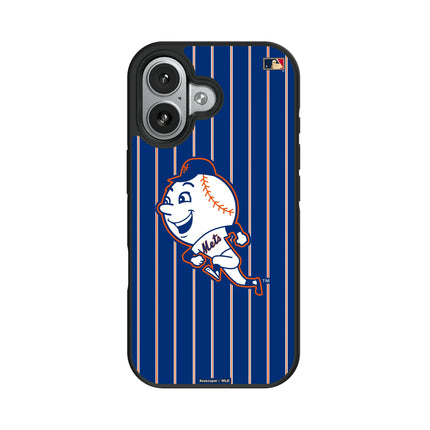New York Mets 2014 - Cooperstown Collection Pinstripe Bump Phone Case for Apple iPhone