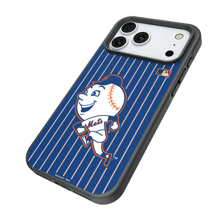 New York Mets 2014 - Cooperstown Collection Pinstripe Bump Phone Case for Apple iPhone