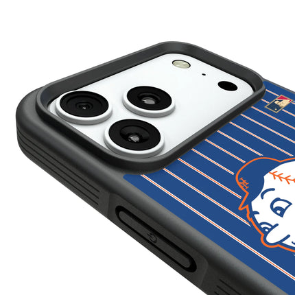 New York Mets 2014 - Cooperstown Collection Pinstripe Bump Phone Case for Apple iPhone