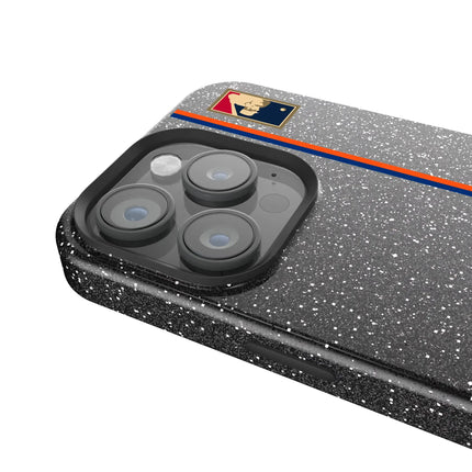 New York Mets 2014 - Cooperstown Collection Sidebar Black Bling Phone Case for Apple iPhone
