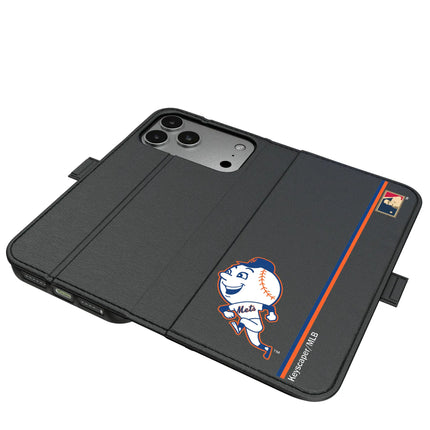 New York Mets 2014 - Cooperstown Collection Sidebar Folio 2.0 Case for Apple iPhone