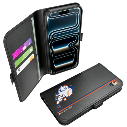 New York Mets 2014 - Cooperstown Collection Sidebar Folio 2.0 Case for Apple iPhone