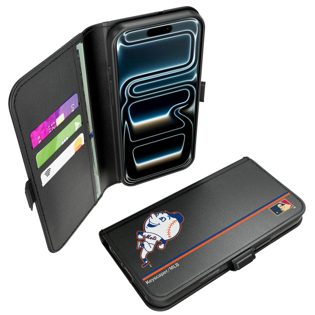 New York Mets 2014 - Cooperstown Collection Sidebar Folio 2.0 Case for Apple iPhone
