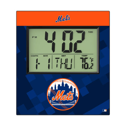 New York Mets Color Block Wall Clock