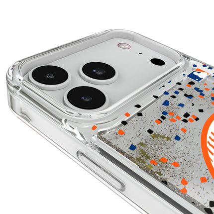 New York Mets Confetti Glitter Phone Case for Apple iPhone