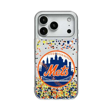 New York Mets Confetti Glitter Phone Case for Apple iPhone