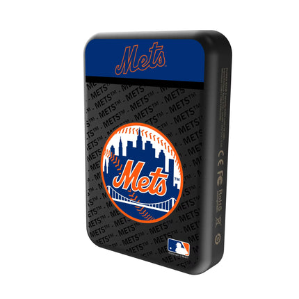 New York Mets Endzone Plus Wireless Mag Power Bank