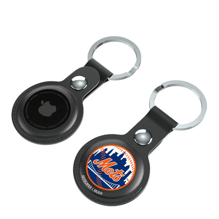 New York Mets Insignia Black Airtag Holder 2-Pack