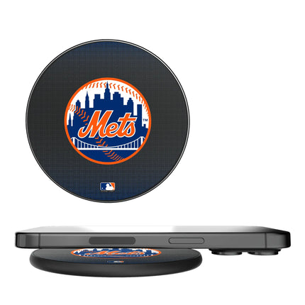 New York Mets Linen 15-Watt Wireless Charger