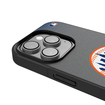 New York Mets Linen Bump Phone Case for Apple iPhone