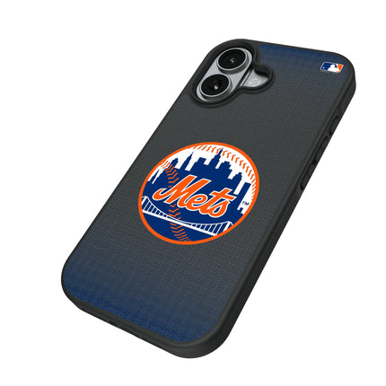 New York Mets Linen Bump Phone Case for Apple iPhone