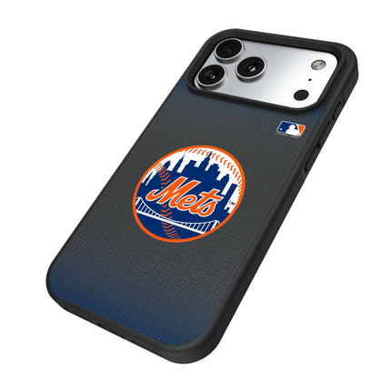 New York Mets Linen Bump Phone Case for Apple iPhone
