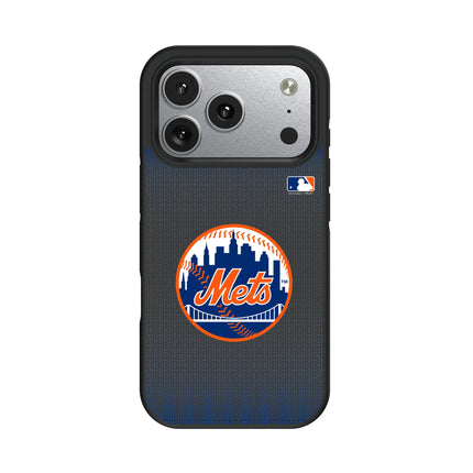 New York Mets Linen Bump Phone Case for Apple iPhone