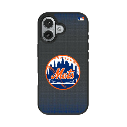 New York Mets Linen Bump Phone Case for Apple iPhone