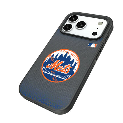 New York Mets Linen Bump Phone Case for Apple iPhone