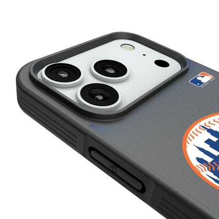 New York Mets Linen Bump Phone Case for Apple iPhone