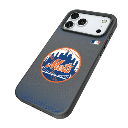 New York Mets Linen Bump Phone Case for Apple iPhone