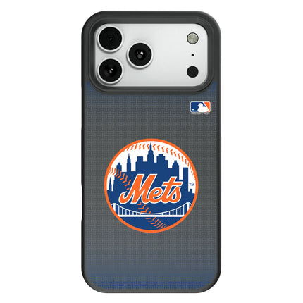 New York Mets Linen Bump Phone Case for Apple iPhone