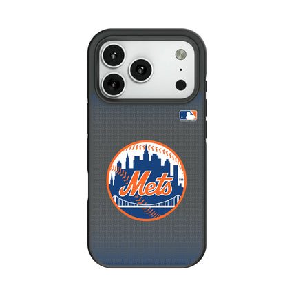 New York Mets Linen Bump Phone Case for Apple iPhone