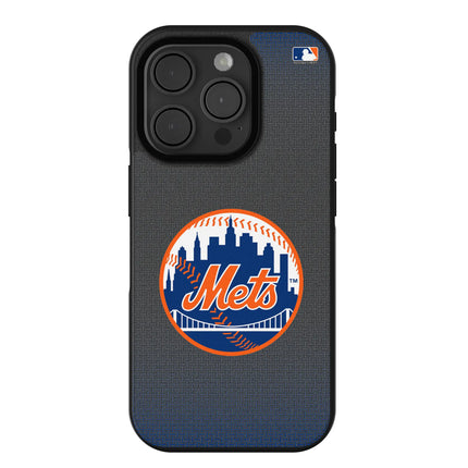 New York Mets Linen Bump Phone Case for Apple iPhone