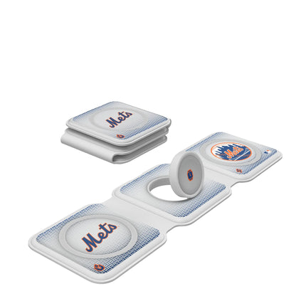 New York Mets Linen Foldable 3 in 1 Charger