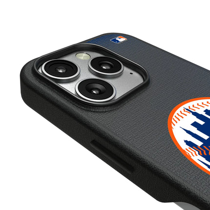 New York Mets Linen MagSafe Compatible Phone Case for Apple iPhone