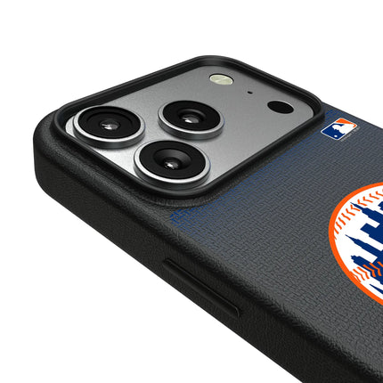 New York Mets Linen MagSafe Compatible Phone Case for Apple iPhone
